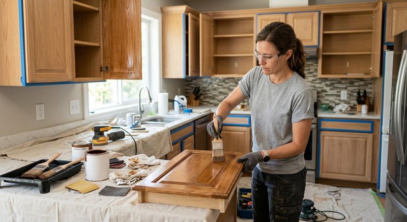 Cabinet Staining Service in Terre Haute, IN