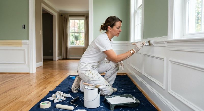 Hallway Painting in Wilmington, NC