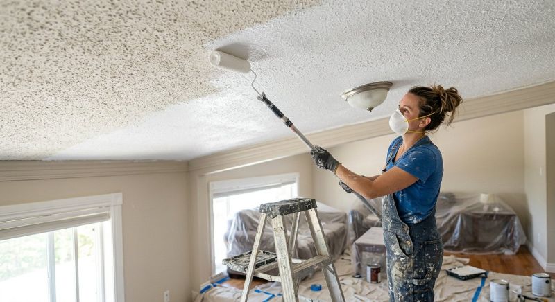 Popcorn Ceiling Painting in Wilmington, NC